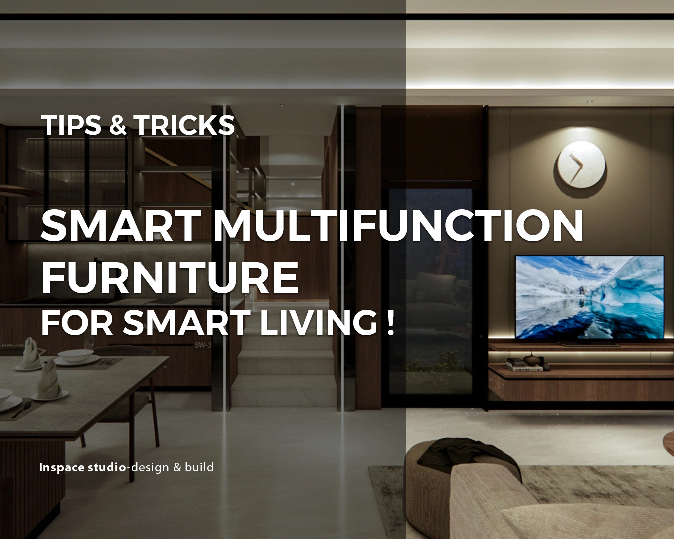 Smart multifunction furniture for smart living