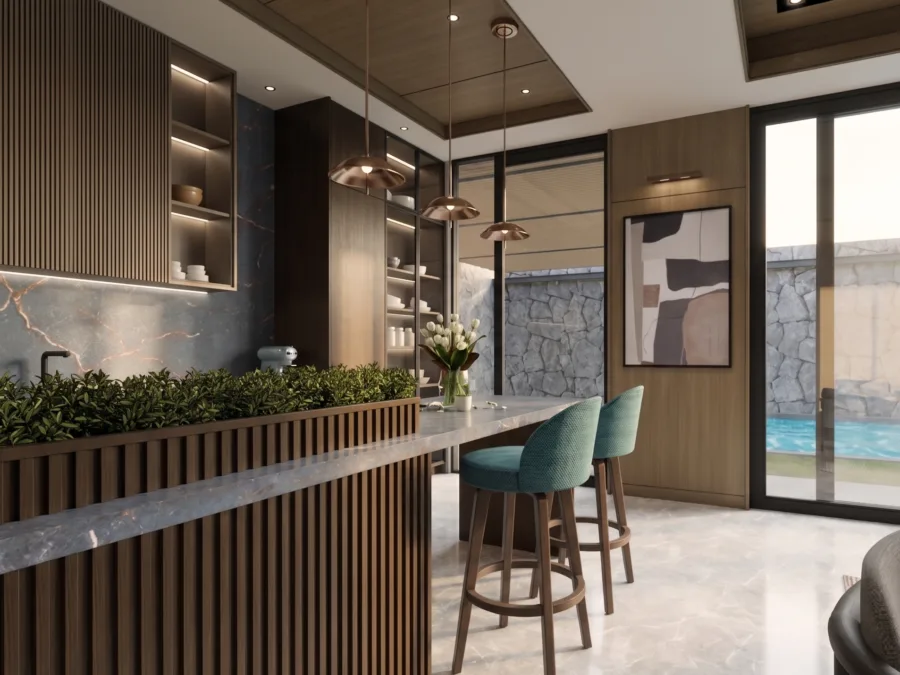 Material Pairing Strategy: Menciptakan High-End Residential Look