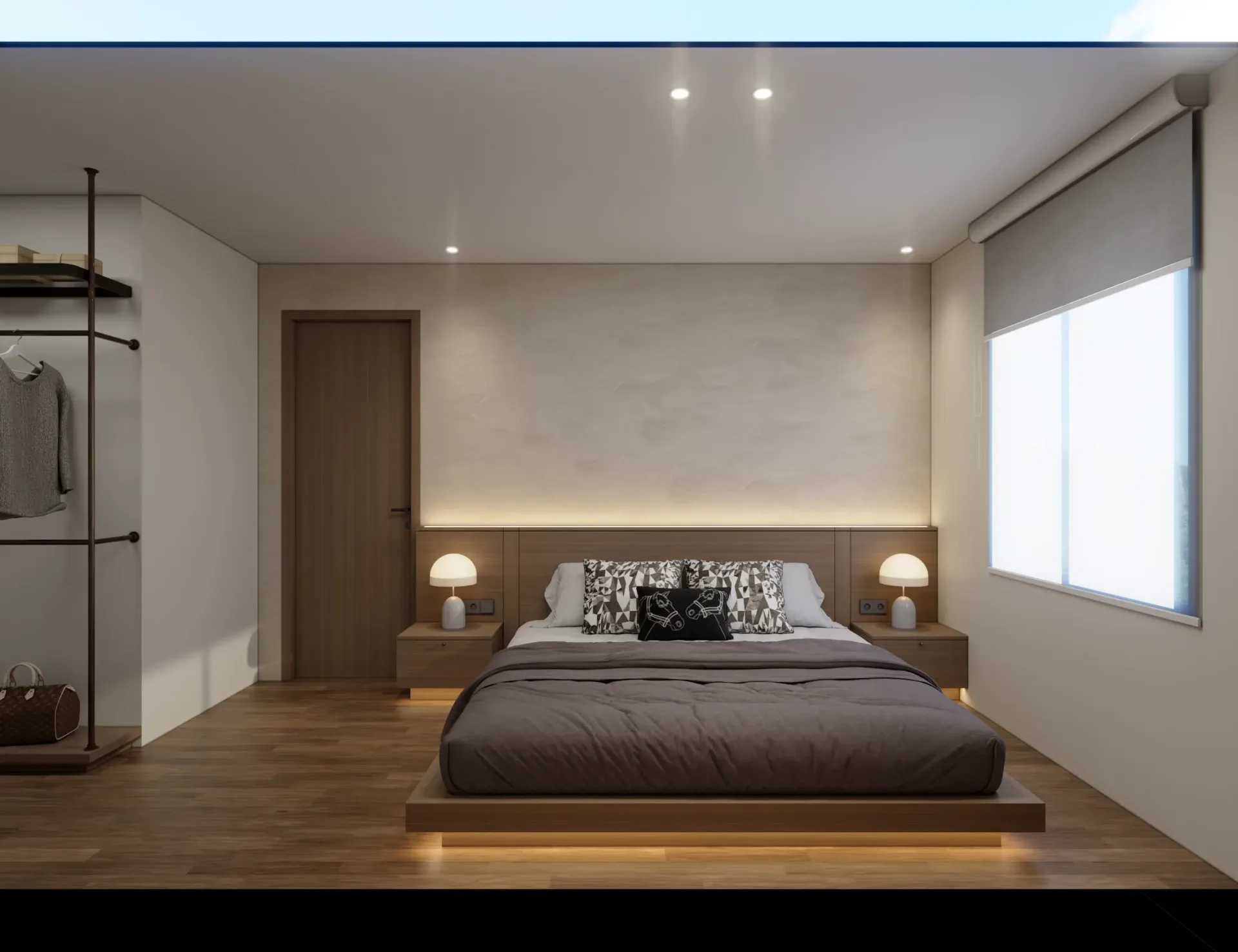 YX Apartment — Master bedroom