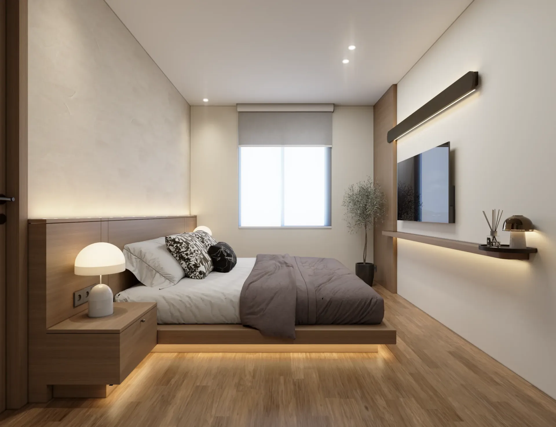 YX Apartment — Master bedroom